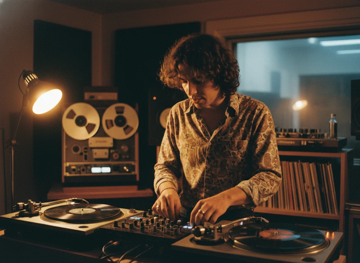 DJ using AI cover tool for live remix sets