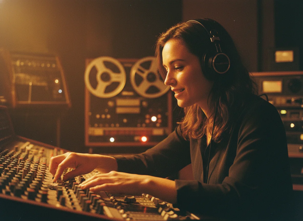 Content creator using BeatMV vocal remover for video background music