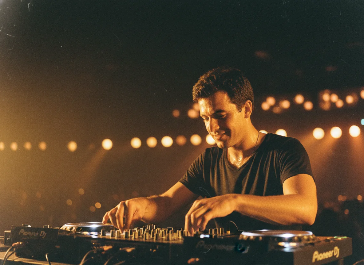 DJ using BeatMV to extract instrumentals for live performance